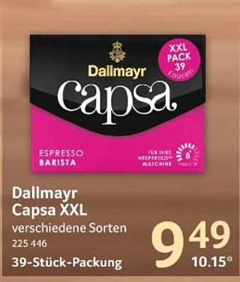 Dallmayr Capsa XXL - Espresso Barista
