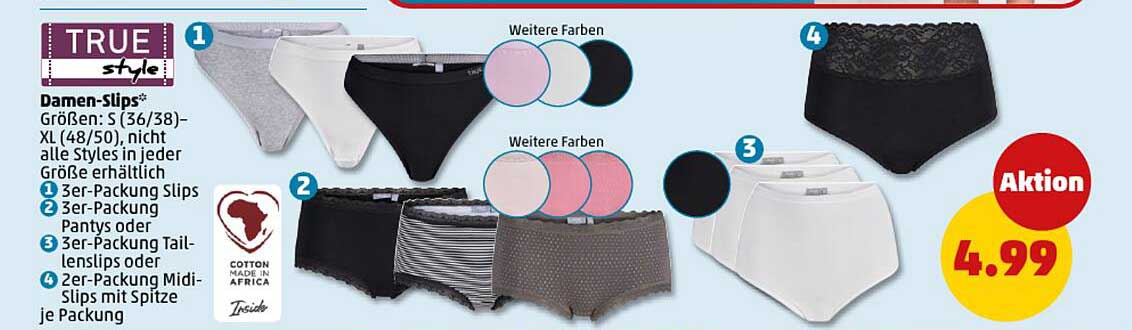 Damen-Slips im 3er-Pack – Komfort und Stil für jeden Tag