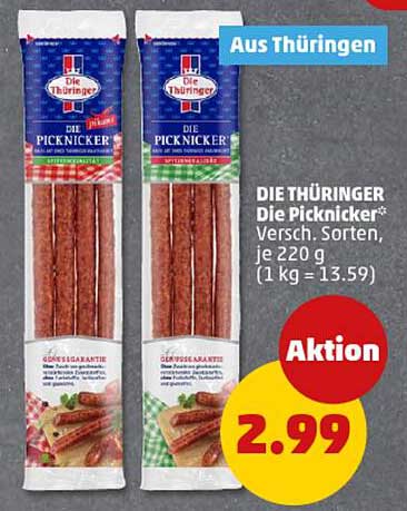 DIE THÜRINGER Die Picknicker, 220 g