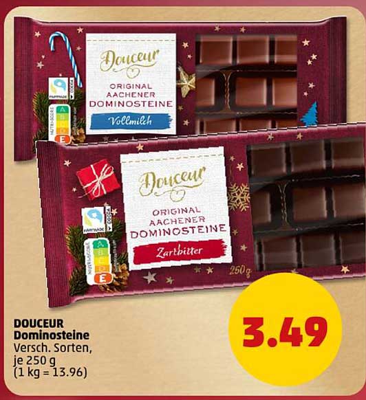 DOUCEUR Dominosteine 250 g - Verschiedene Sorten