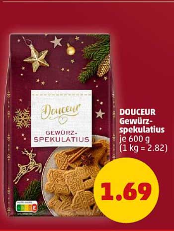DOUCEUR Gewürzspekulatius je 600 g