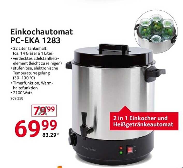 Einkochautomat PC-EKA 1283