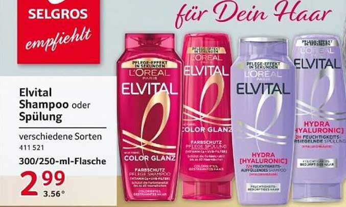 Elvital Shampoo oder Spülung - verschiedene Sorten