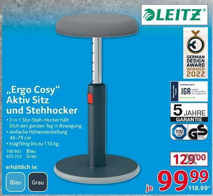 "Ergo Cosy" Aktiv Sitz und Stehhocker