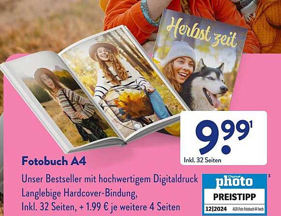 Fotobuch A4 - Unser Bestseller!