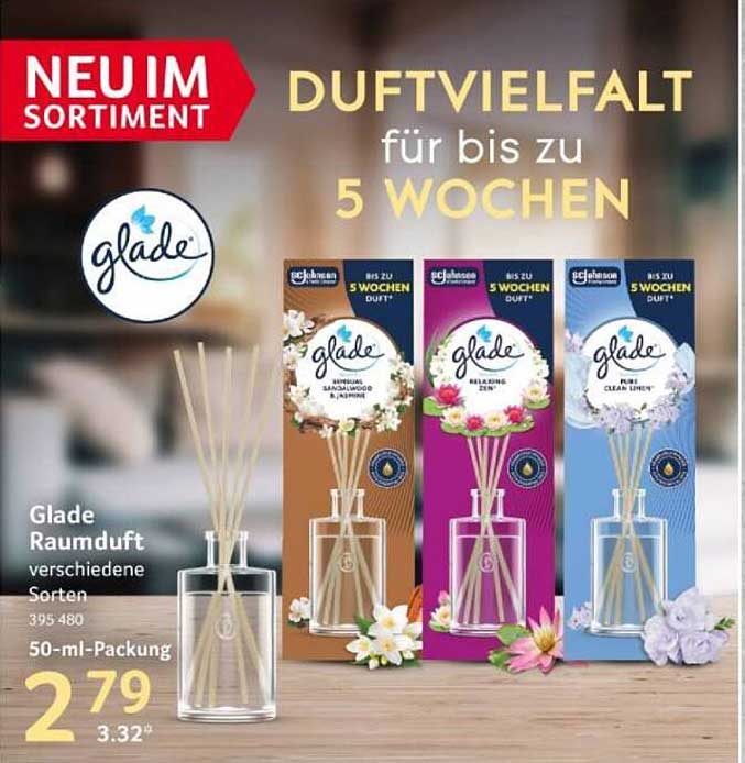 Glade Raumduft verschiedene Sorten 50-ml-Packung