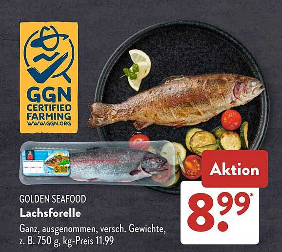 GOLDEN SEAFOOD Lachsforelle