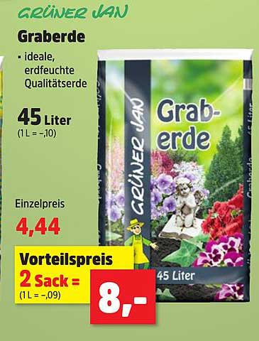 Graberde von Grüner Jan - 45 Liter