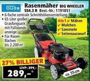 Güde Rasenmäher BIG WHEELER 554.3 R