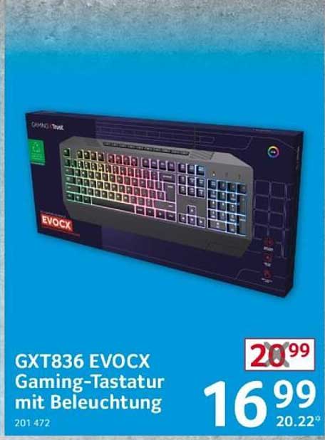 GXT836 EVOCX Gaming-Tastatur mit Beleuchtung