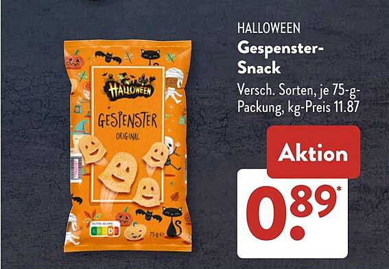 Halloween Gespenster-Snack