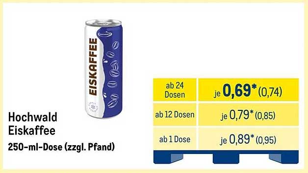Hochwald Eiskaffee 250-ml-Dose