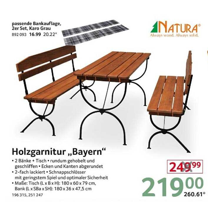 Holzgarnitur „Bayern“