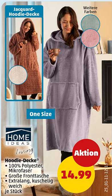 Hoodie-Decke von Home Ideas - Aktion