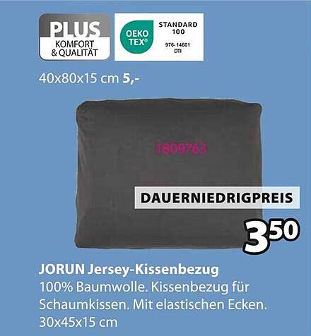 JORUN Jersey-Kissenbezug