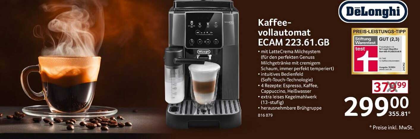 Kaffeevollautomat ECAM 223.61.GB