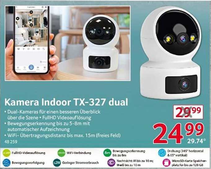 Kamera Indoor TX-327 dual