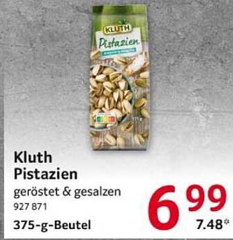 Kluth Pistazien geröstet & gesalzen - 375-g-Beutel