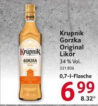 Krupnik Gorzka Original Likör 0,7 l - Jetzt zugreifen!