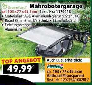 Mährobotergarage - Der perfekte Schutz für Ihren Rasenroboter