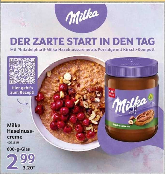Milka Haselnusscreme 600-g-Glas