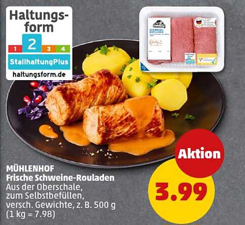 Mühlenhof Frische Schweine-Rouladen