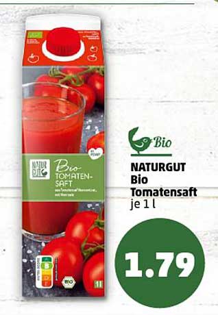 NATURGUT Bio Tomatensaft je 1 l