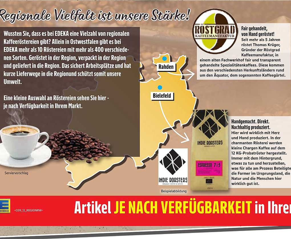 Regionale Kaffeesorten von EDEKA – Vielfalt genießen!