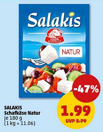 SALAKIS Schafkäse Natur je 180 g