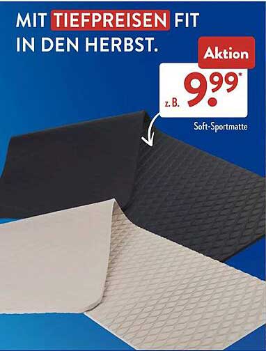 Soft-Sportmatte - Aktion bei Aldi Süd