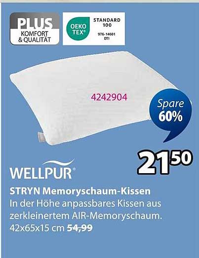STRYN Memoryschaum-Kissen
