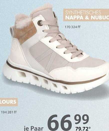 Stylische und bequeme Schnürschuhe aus synthetischem Nappa & Nubuk