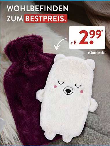 Wärmflasche - für Ihr Wohlbefinden zum Bestpreis.
