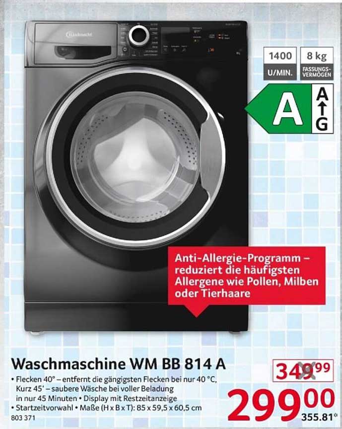 Waschmaschine WM BB 814 A
