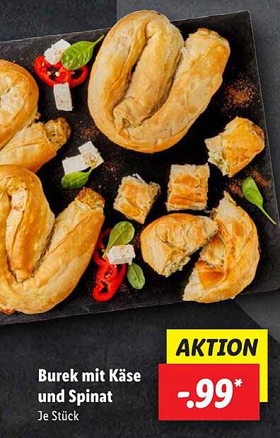 Burek Mit Käse Und Spinat Angebot bei Lidl