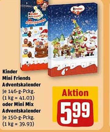 Kinder Mini Friends Adventskalender