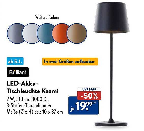Aldi Tischleuchte Led