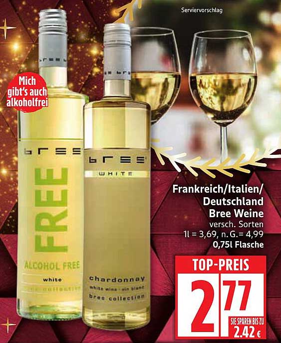 Verwunderlich Bree Wein Angebot Edeka Fotos