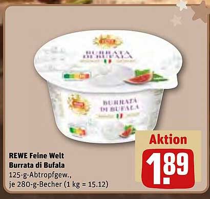 REWE Feine Welt Burrata di Bufala 125 g