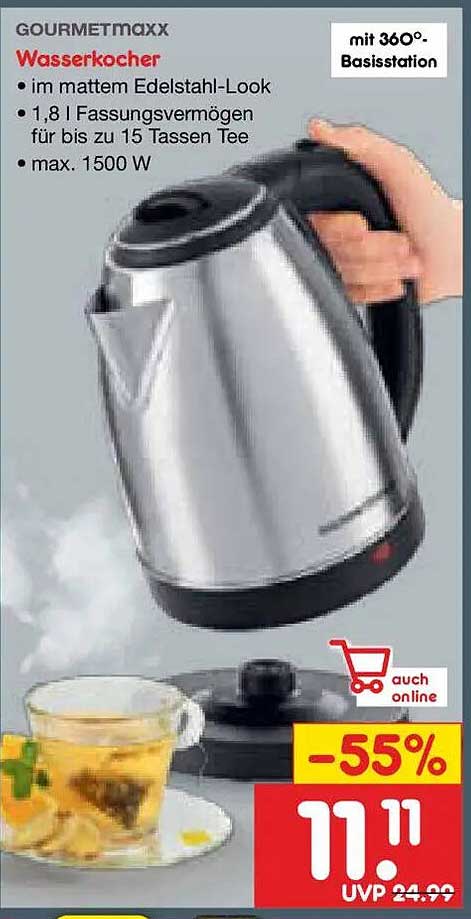 GOURMETmaxx Wasserkocher