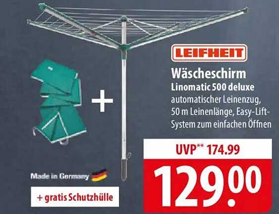 Leifheit Wschespinne Linomatic 500 Deluxe