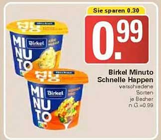 Birkel Minuto Schnelle Happen - verschiedene Sorten