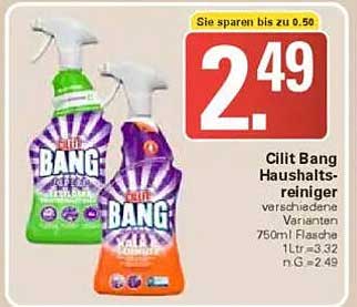 Cilit Bang Haushaltsreiniger verschiedene Varianten 750ml