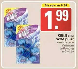Cilit Bang WC-Spüler - verschiedene Varianten