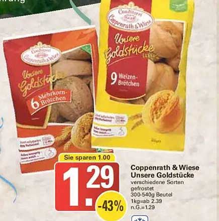 Coppenrath & Wiese Unsere Goldstücke – verschiedene Sorten gefrostet