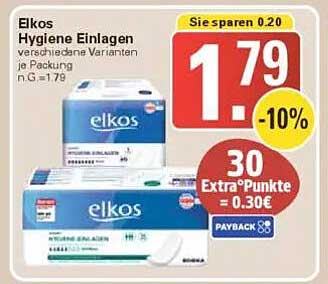 Elkos Hygiene Einlagen verschiedene Varianten