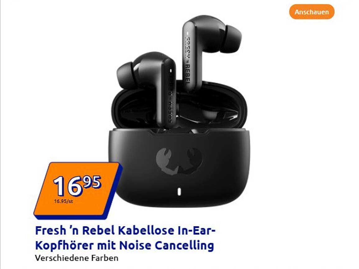 Fresh ’n Rebel Kabellose In-Ear-Kopfhörer mit Noise Cancelling