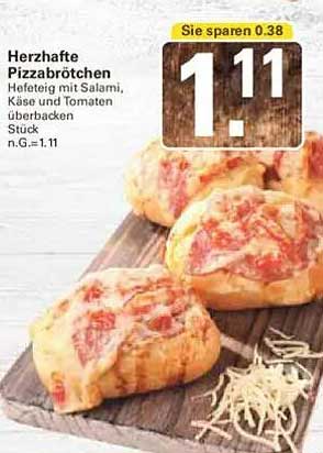 Herzhafte Pizzabrötchen