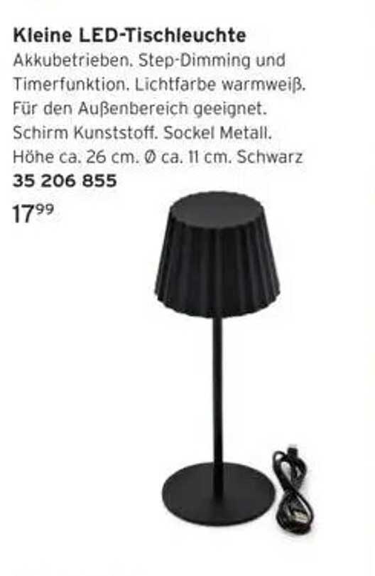 Kleine LED-Tischleuchte