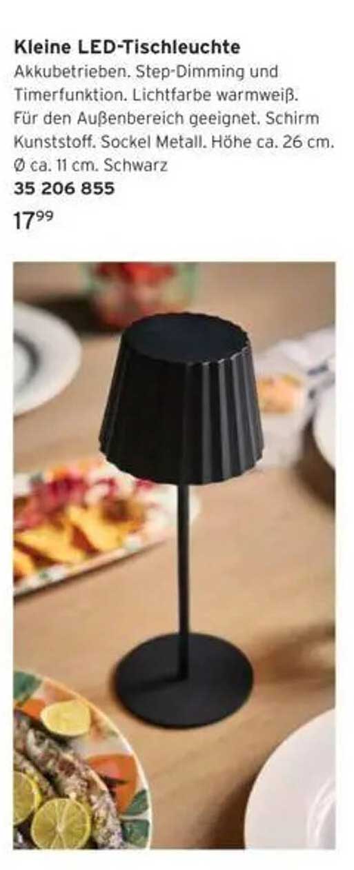Kleine LED-Tischleuchte